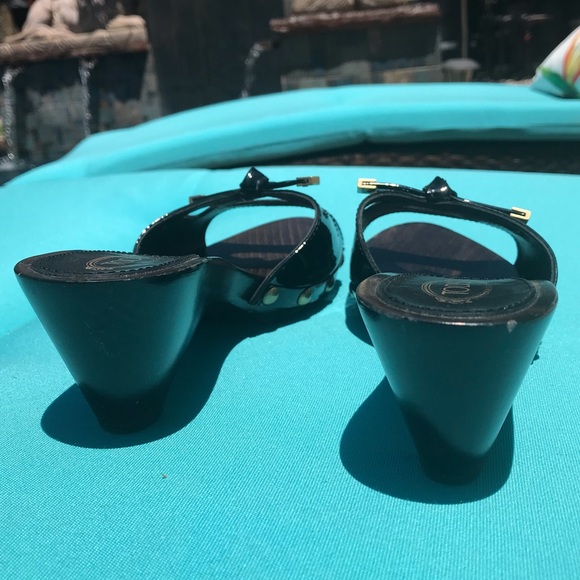 Tod’s Bow Accented wood slide Sandels - Picture 6 of 8